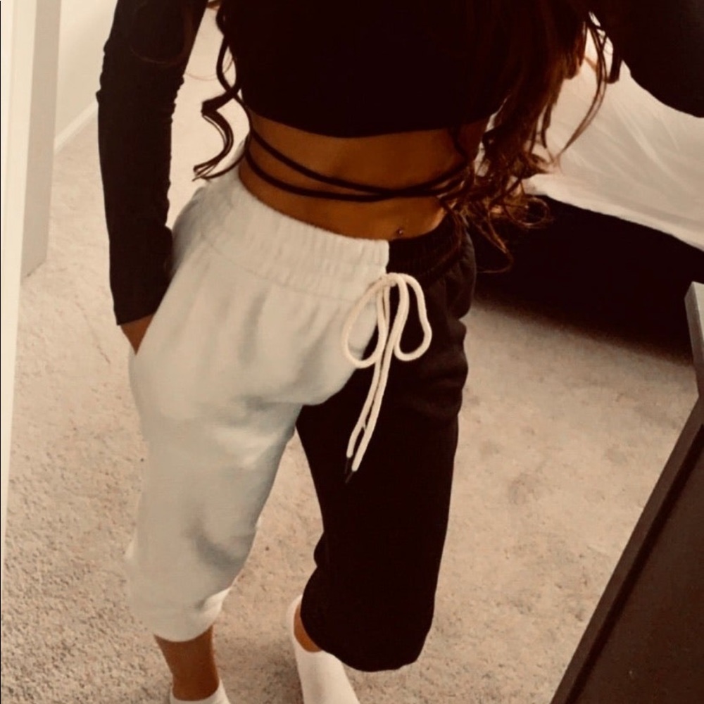 Two tone joggers